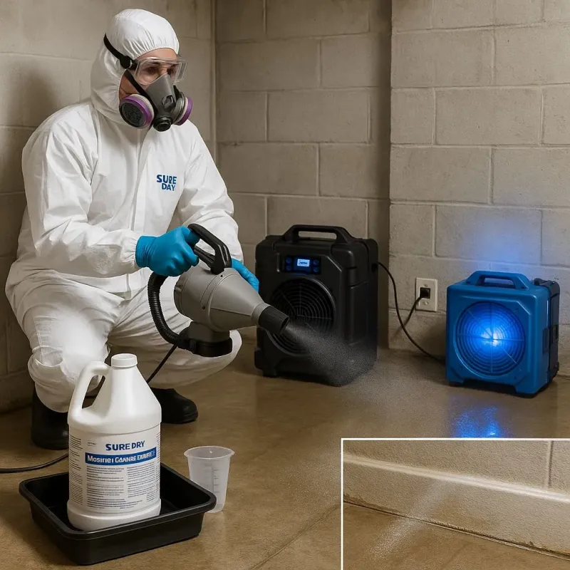 Sanitization and Odor Removal process in Saint Augustine Shores, FL